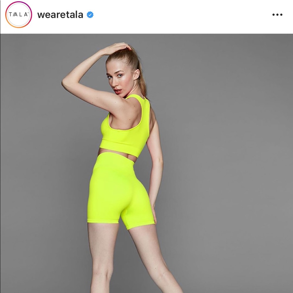TALA Mina Bra Neon Yellow - Picture 5 of 8